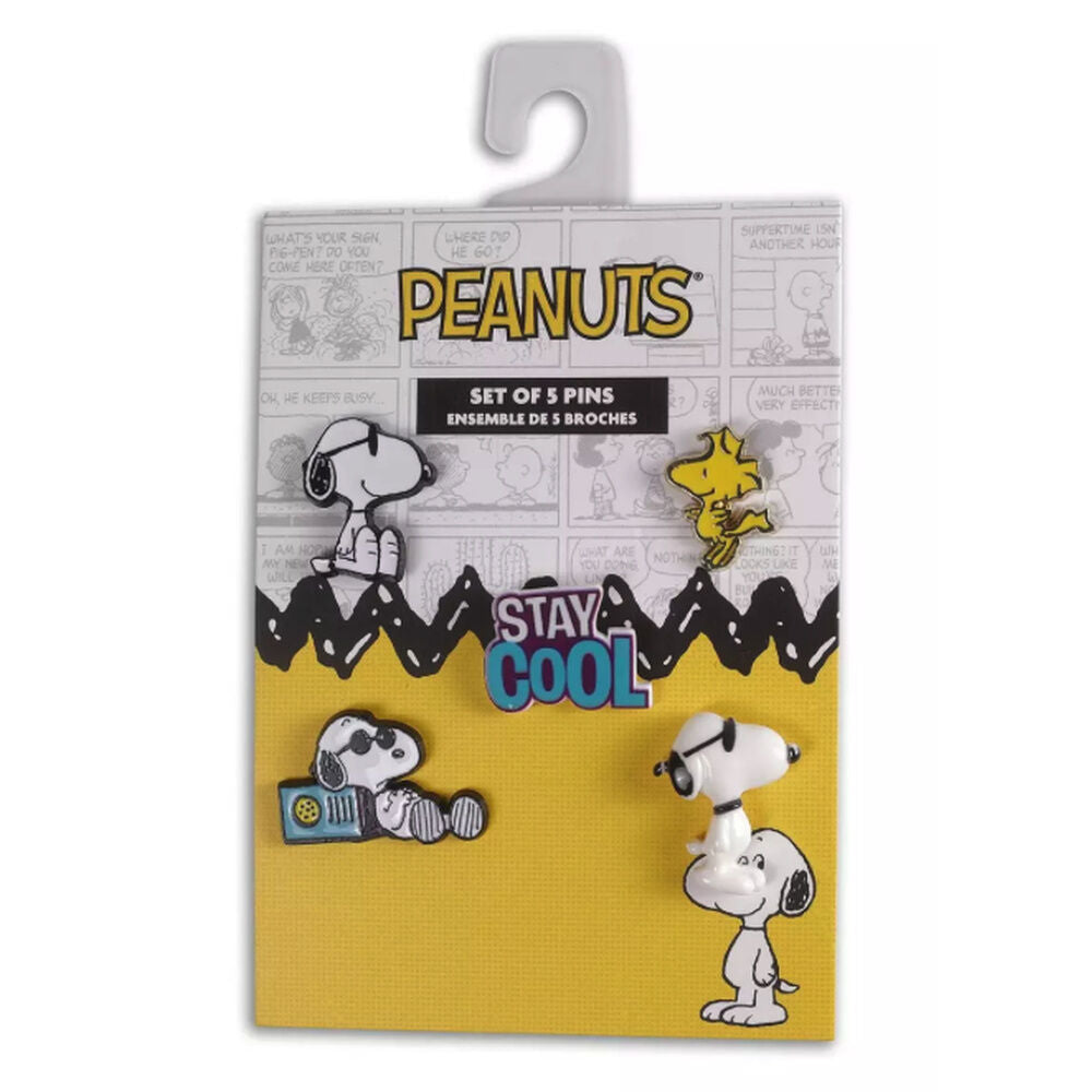 Peanuts Snoopy 5 pin set Nerdscape