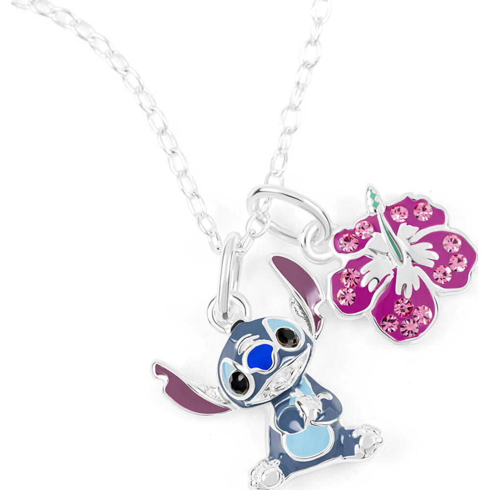 Disney Stitch Charm sterling silver necklace