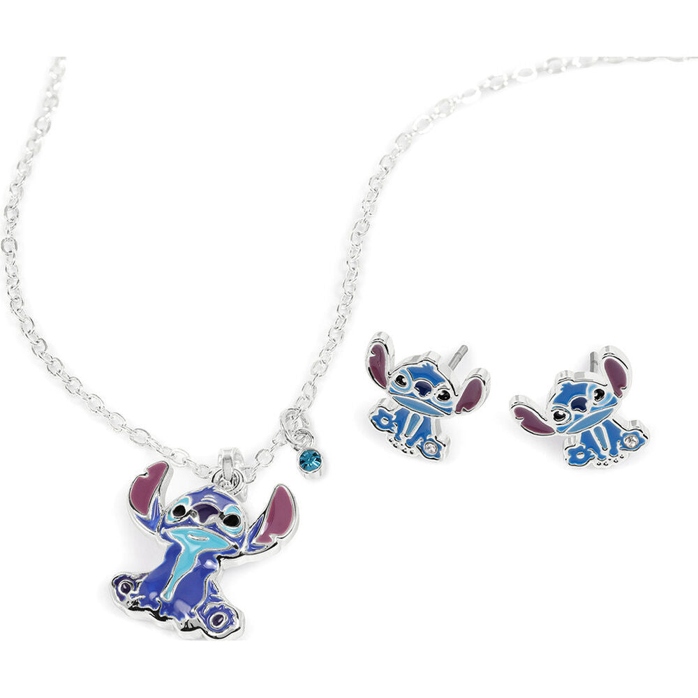 Disney Stitch necklace and earrings set Nerdscape