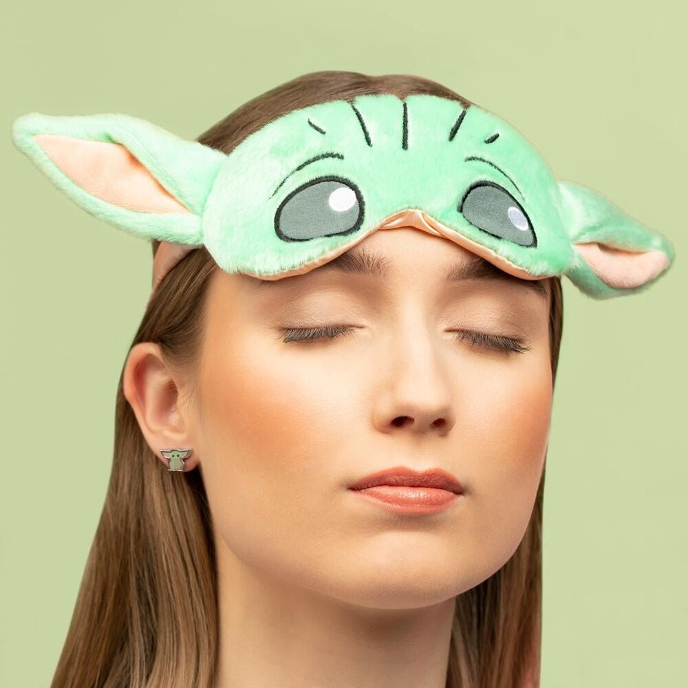 Star Wars The Mandalorian Grogu sleep mask Nerdscape