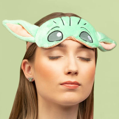 Star Wars The Mandalorian Grogu sleep mask Nerdscape