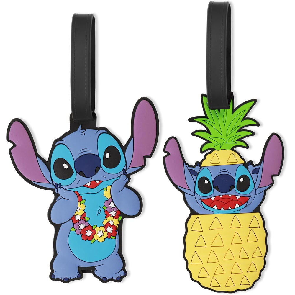 Disney Stitch set of 2 luggage labels Nerdscape