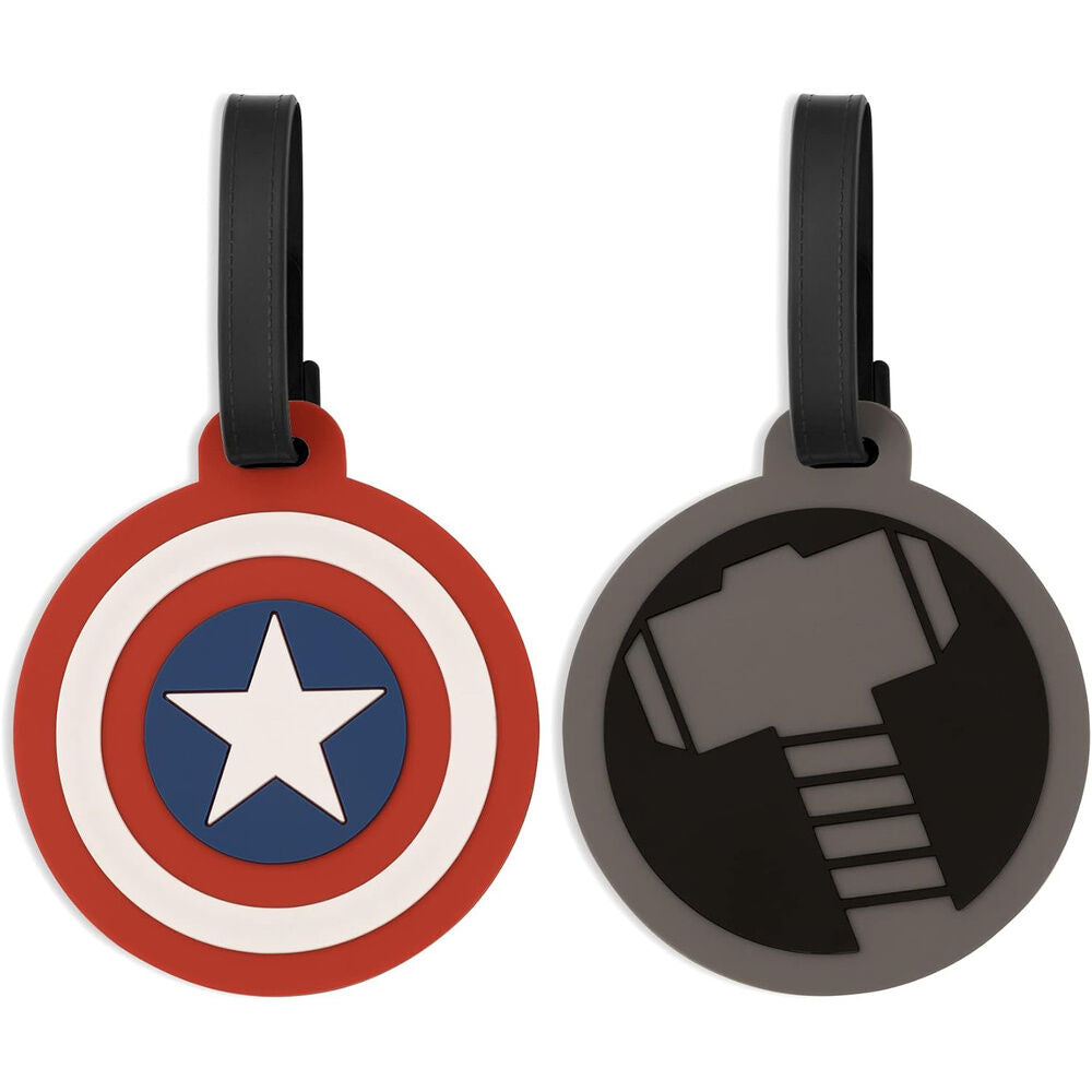 Marvel Avengers set of 2 luggage labels Nerdscape