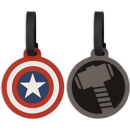 Marvel Avengers set of 2 luggage labels Nerdscape