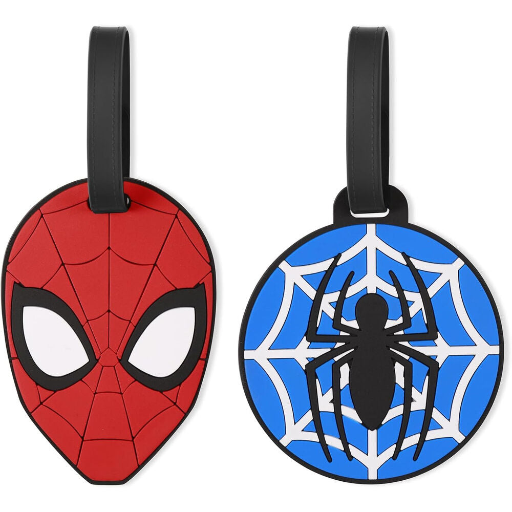 Marvel Spideman set of 2 luggage labels Nerdscape