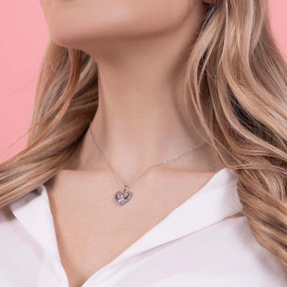 Disney Minnie Heart sterling silver necklace Nerdscape