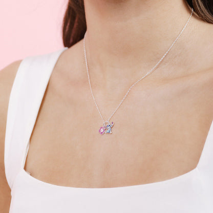 Disney Stitch Charm sterling silver necklace