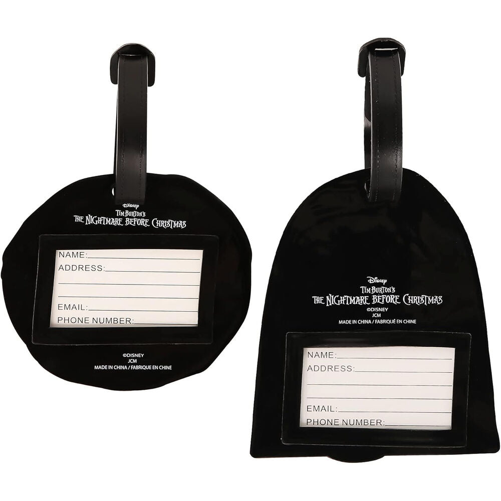 Disney The Nightmare Before Christmas set of 2 luggage labels Nerdscape