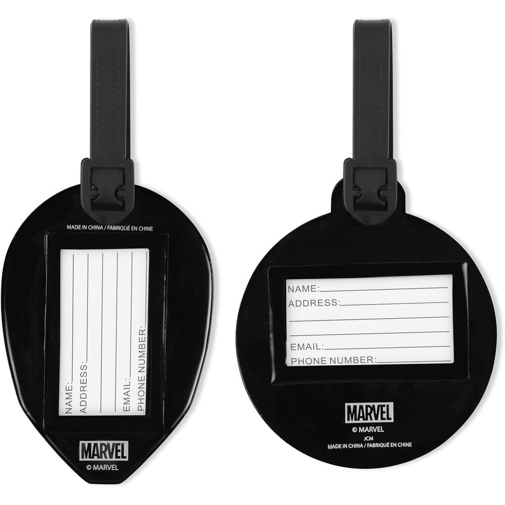 Marvel Spideman set of 2 luggage labels Nerdscape