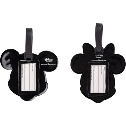 Disney Mickey & Minnie set of 2 luggage labels Nerdscape
