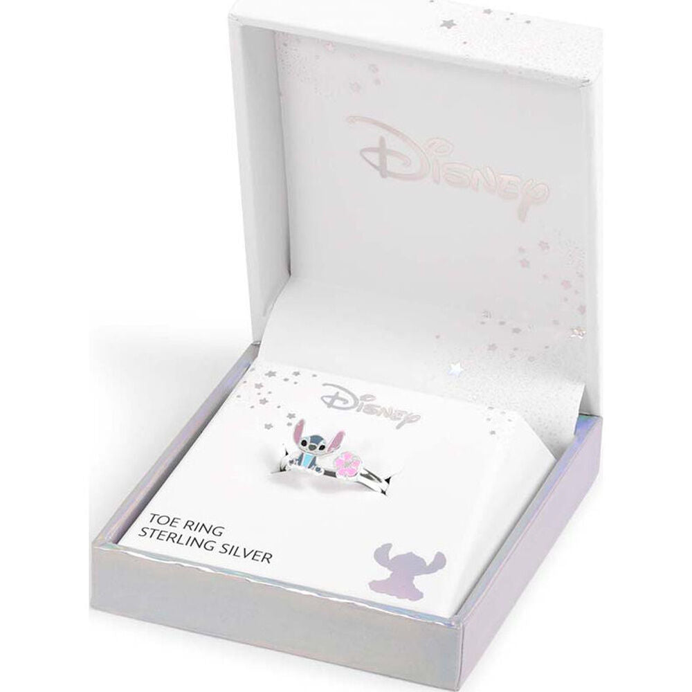 Disney Stitch sterling silver toe ring