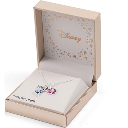 Disney Stitch Charm sterling silver necklace