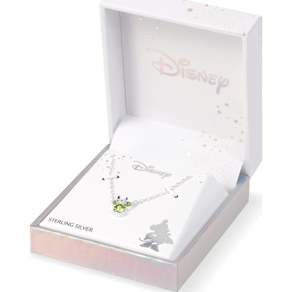 Disney Minnie August sterling silver necklace