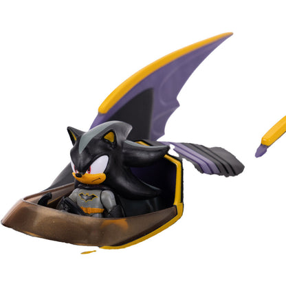 Sonic The Hedgehog Shadow Batman figure + Batmobile Nerdscape