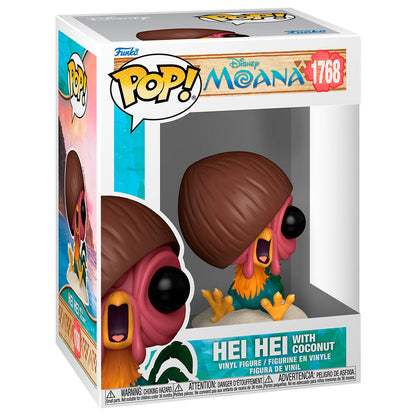 POP figure Disney Vaiana Moana 3 Hei Hei with Coconut Nerdscape