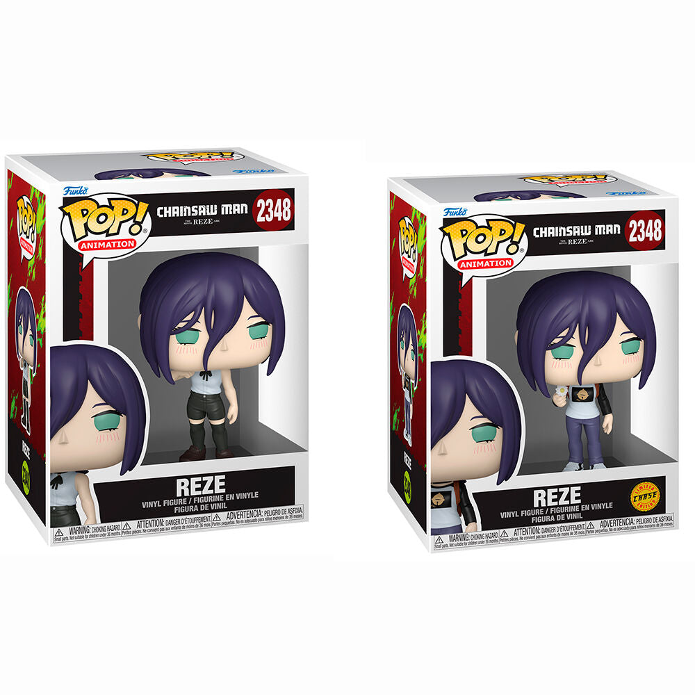 Funko Pop! Chainsaw Man Reze 5 + 1 Chase - Figura da Collezione Vinyl Nerdscape