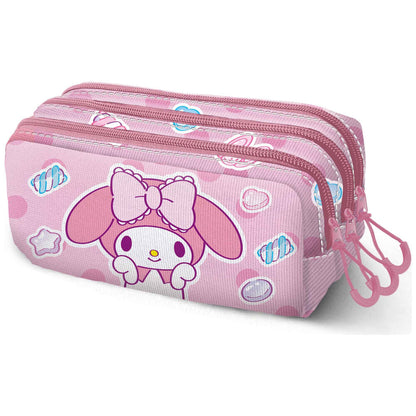 Hello Kitty My Melody triple pencil case Nerdscape
