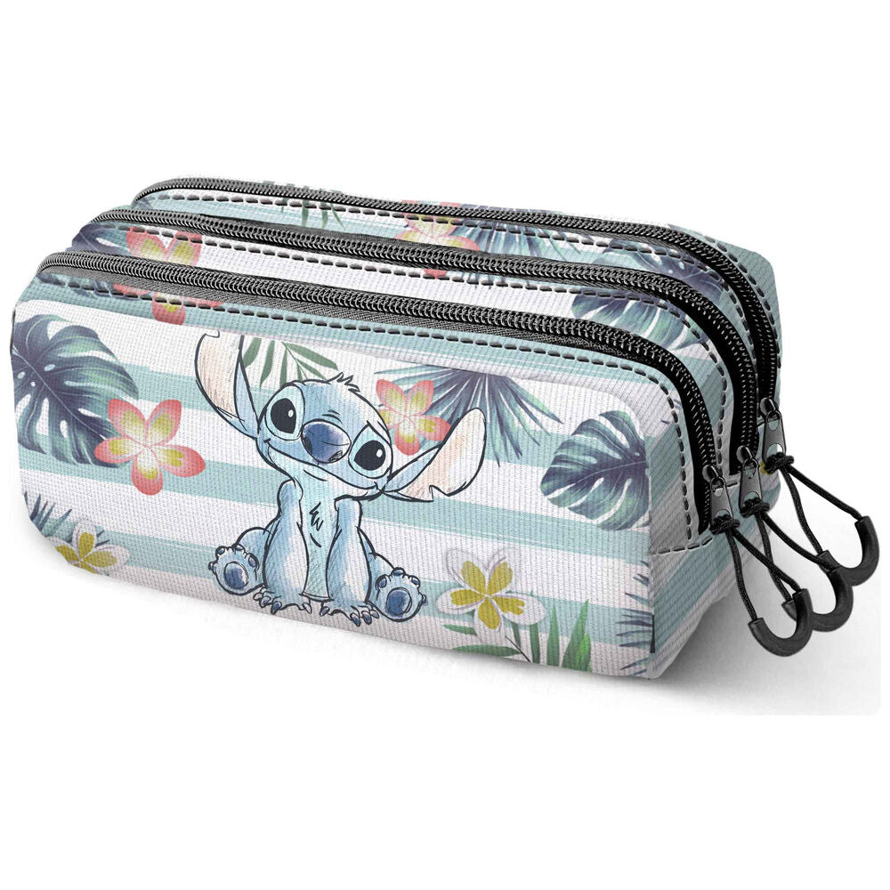 Disney Stitch triple pencil case Nerdscape