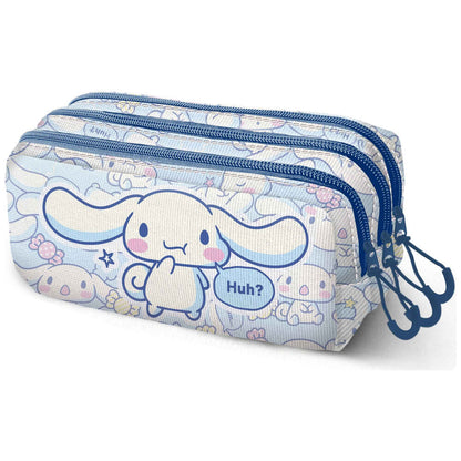 Hello Kitty Cinnamoroll triple pencil case Nerdscape