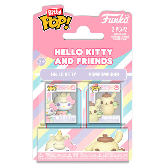 Bitty POP pack 2 figures Hello Kitty and Friends Hello Kitty & Pompompurin Nerdscape