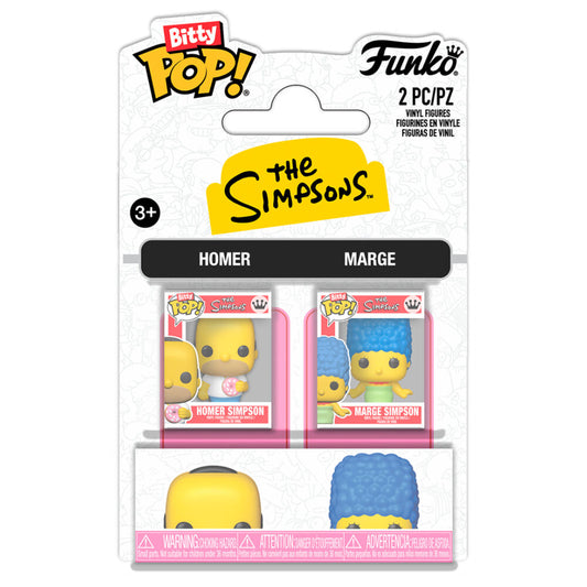 Bitty POP pack 2 figures The Simpsons Homer & Marge Nerdscape