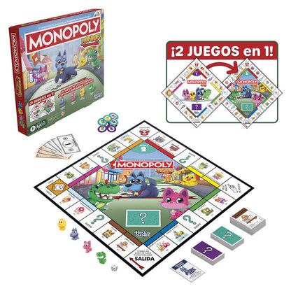 Spanish Monopoly Junior 2-in-1 game Nerdscape