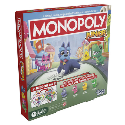 Spanish Monopoly Junior 2-in-1 game Nerdscape