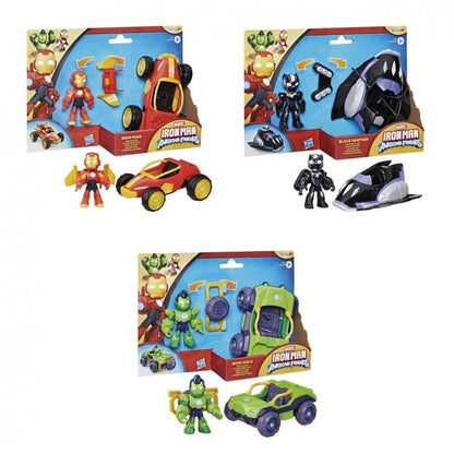 Marvel Iron Man And His Awesome Friends assorted figure + Vehicle Nerdscape