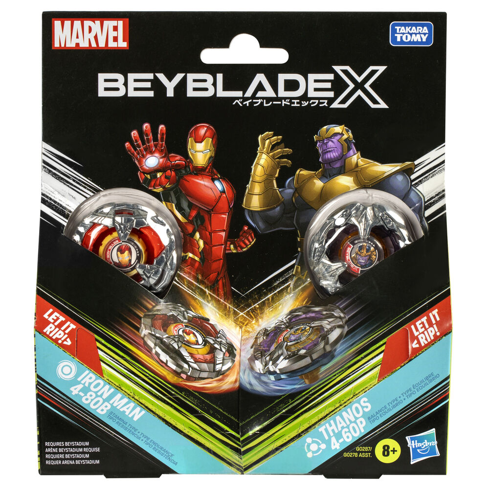 Marvel Beyblade X assorted starter kit Nerdscape
