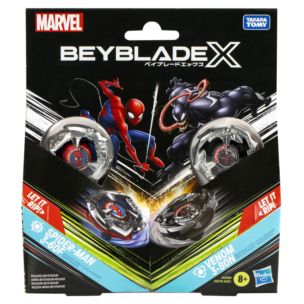 Marvel Beyblade X assorted starter kit Nerdscape