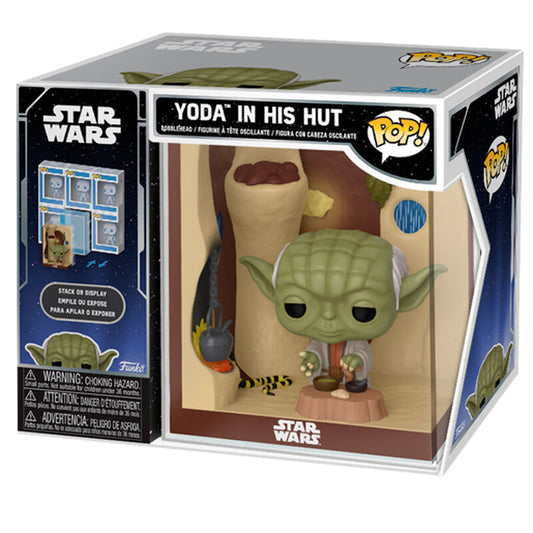POP figure Nooks Star Wars Yoda in His Hut Nerdscape