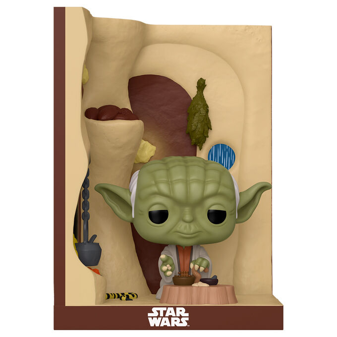 POP figure Nooks Star Wars Yoda in His Hut Nerdscape