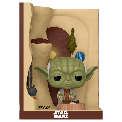 POP figure Nooks Star Wars Yoda in His Hut Nerdscape