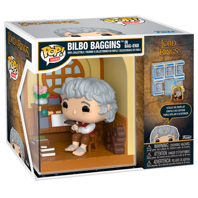 POP figure Nooks The Lord Of The Rings Bilbo Baggins in Bag-End Nerdscape