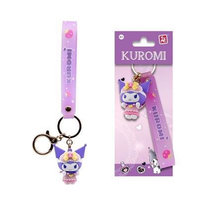 Hello Kitty and Friends Kuromi Cute Outfit assorted keychain figure 5cm Nerdscape