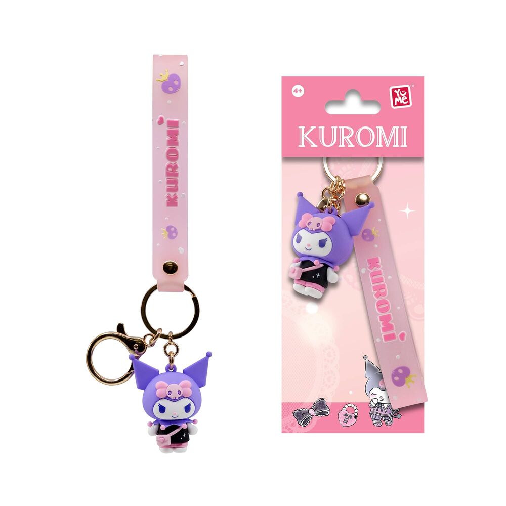 Hello Kitty and Friends Kuromi Cute Outfit assorted keychain figure 5cm Nerdscape
