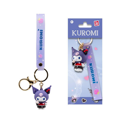 Hello Kitty and Friends Kuromi Cute Outfit assorted keychain figure 5cm Nerdscape
