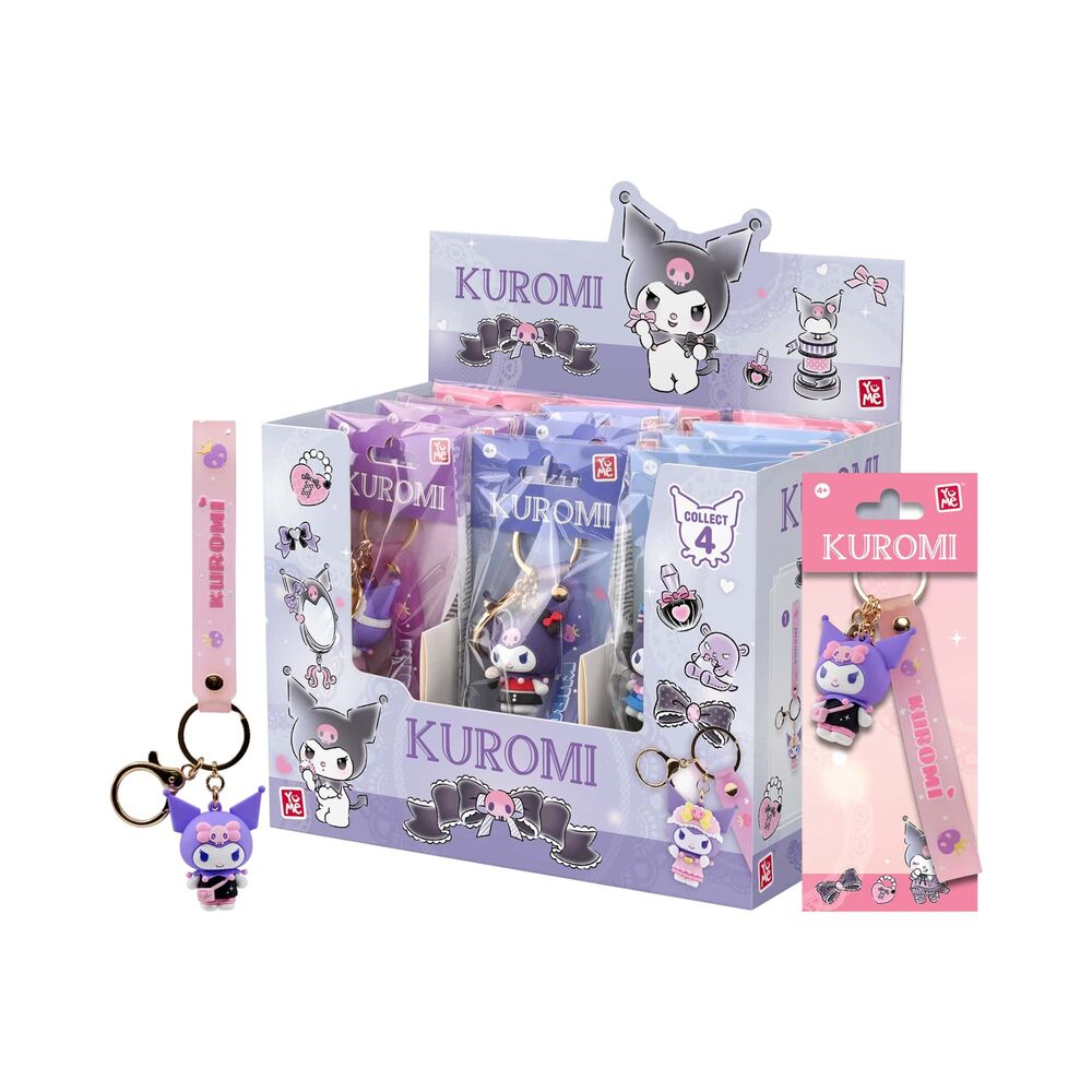Hello Kitty and Friends Kuromi Cute Outfit assorted keychain figure 5cm Nerdscape