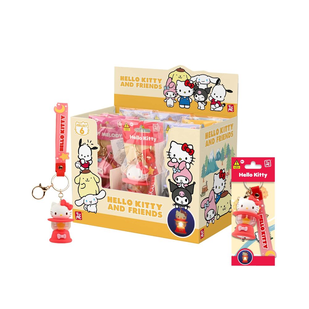 Hello Kitty and Friends Camping Lamp assorted keychain figure Nerdscape