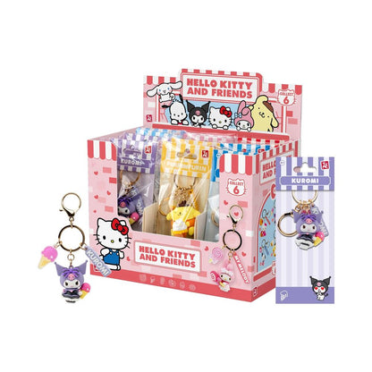 Hello Kitty and Friends Tea Party assorted keychain figure 4cm Nerdscape