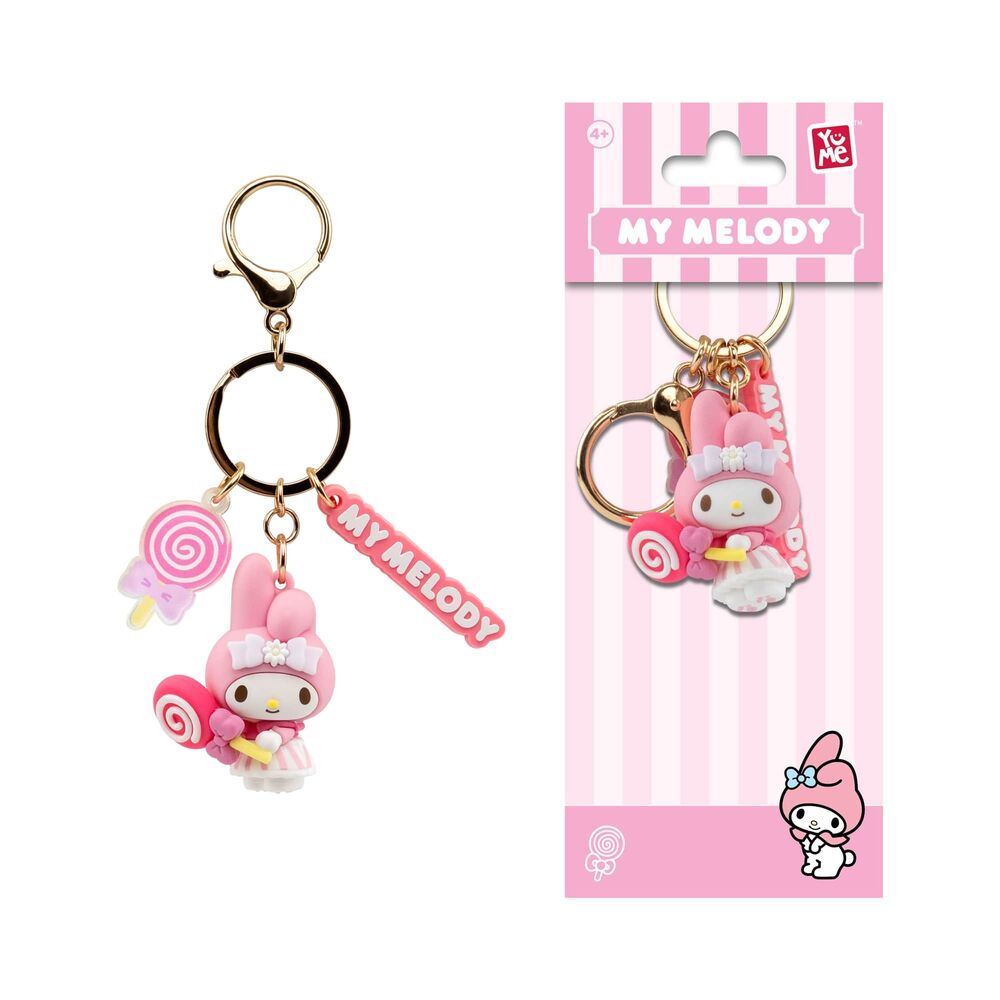 Hello Kitty and Friends Tea Party assorted keychain figure 4cm Nerdscape