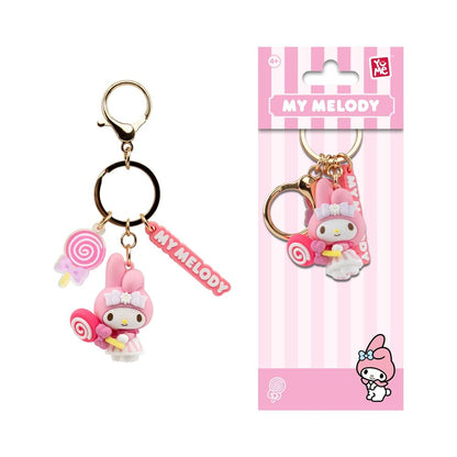 Hello Kitty and Friends Tea Party assorted keychain figure 4cm Nerdscape