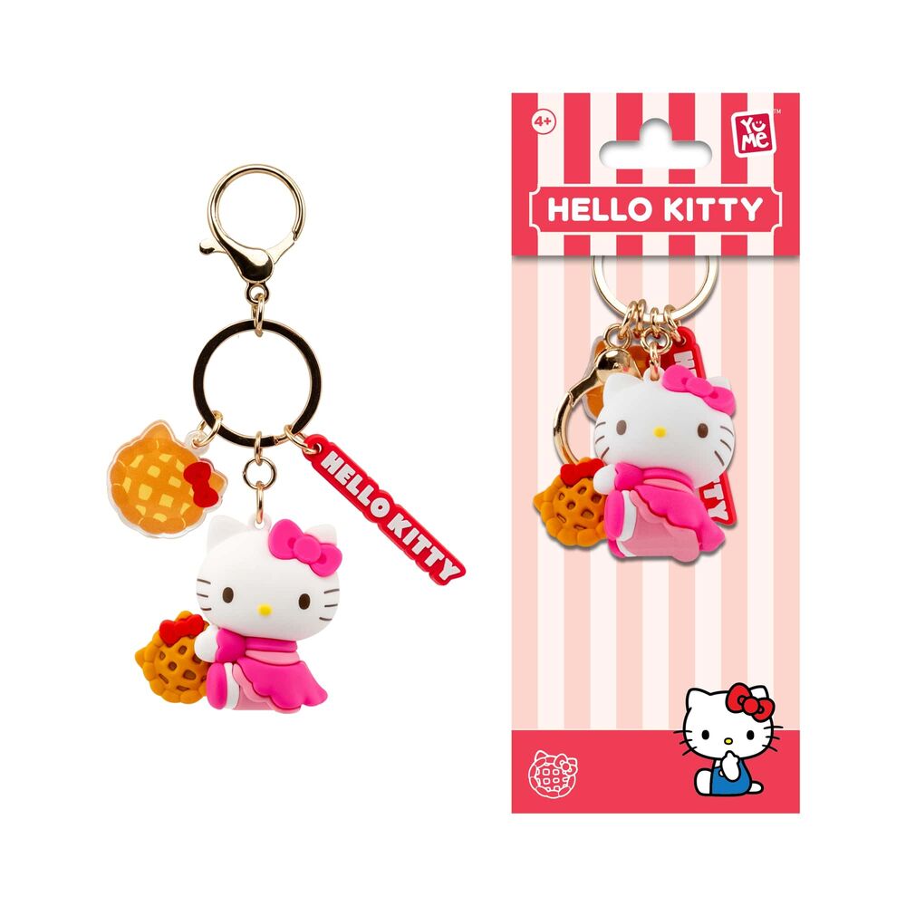 Hello Kitty and Friends Tea Party assorted keychain figure 4cm Nerdscape