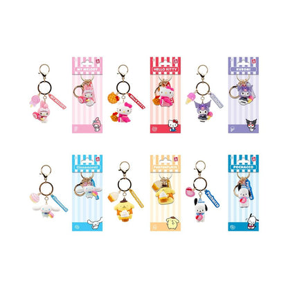 Hello Kitty and Friends Tea Party assorted keychain figure 4cm Nerdscape