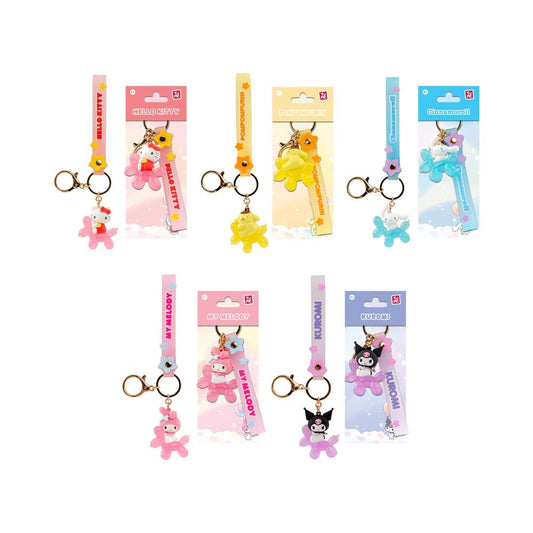 Hello Kitty and Friends Balloon assorted keychain figure 5cm Nerdscape