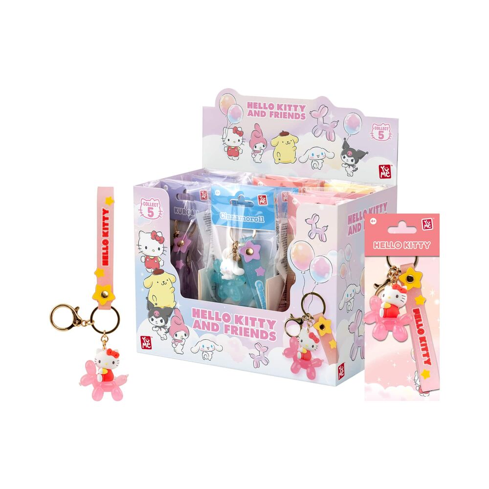 Hello Kitty and Friends Balloon assorted keychain figure 5cm Nerdscape
