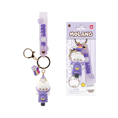 Molang Scooter assorted keychain figure 6cm Nerdscape