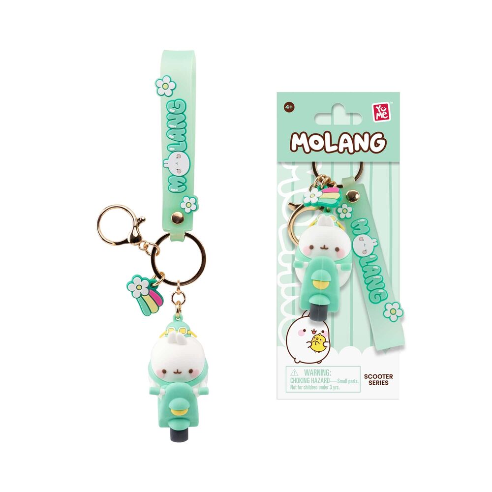 Molang Scooter assorted keychain figure 6cm Nerdscape