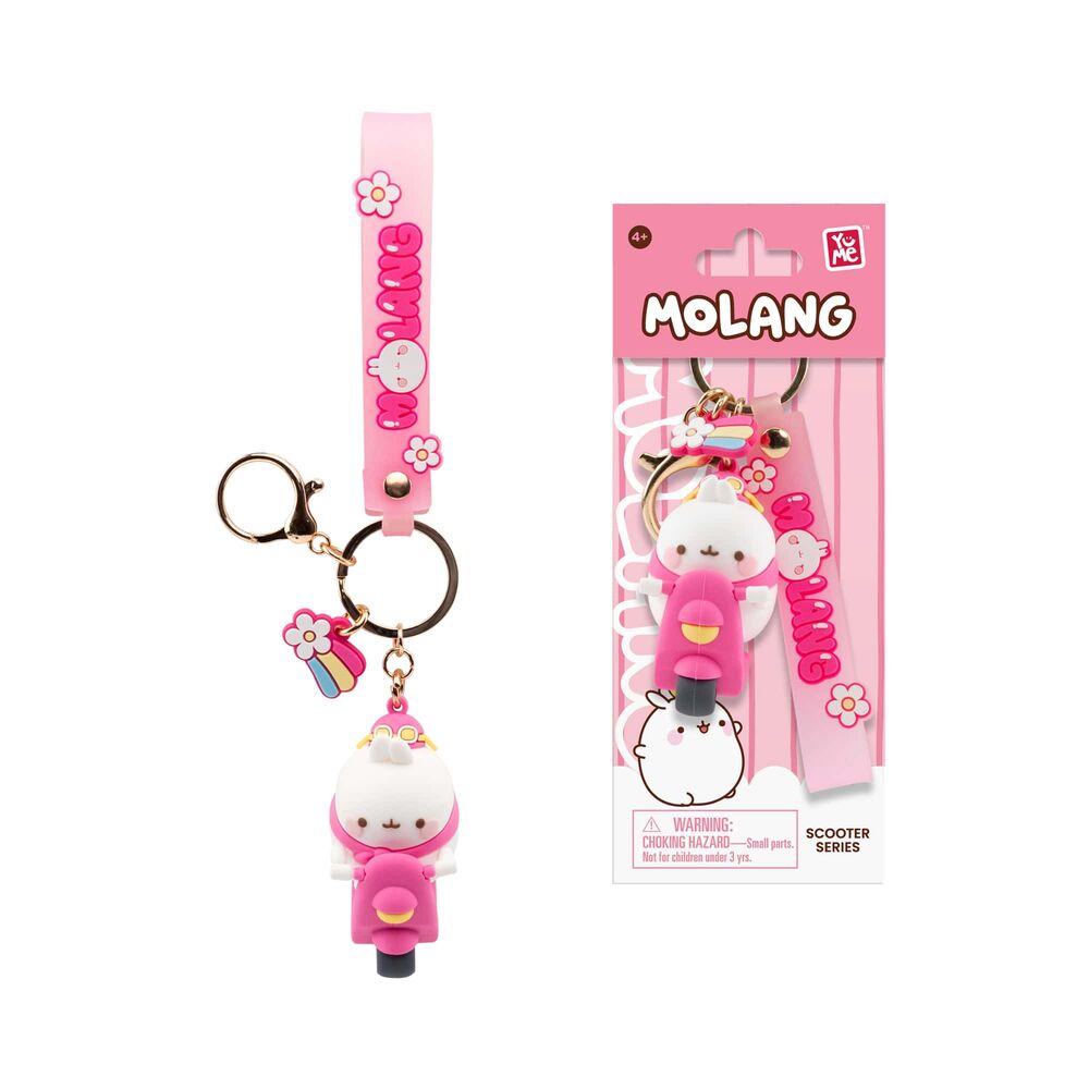 Molang Scooter assorted keychain figure 6cm Nerdscape