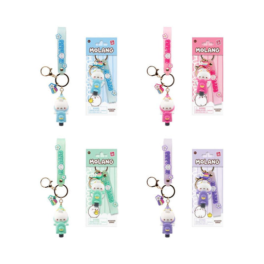 Molang Scooter assorted keychain figure 6cm